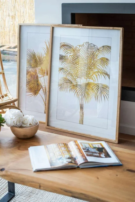 CUADRO PALM BEACH 1 - 1.00 X 0.75 MTS en Dorado - Decoración de pared, Uruguay | La Iberica, vista 15