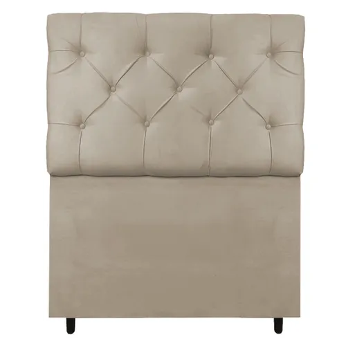 Respaldo Cabecera Luxo 1 plaza - Tela Lino en Beige - Respaldos de cama, Uruguay | Delta Center