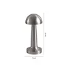 Lámpara de Mesa Samoa Portátil Recargable Nickel en Plateado - Lámparas de mesa, Uruguay | Unilux, vista 5 de 6