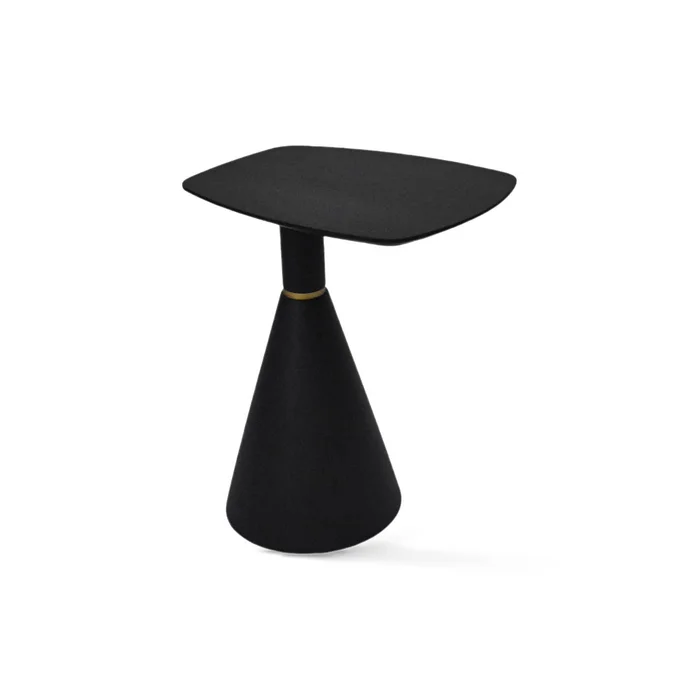 Mesa auxiliar Cono en Negro - Mesas de living, Uruguay | Furest, vista 2