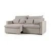 Sofá Cama Carmín - Tela Microfibra - 12091 (Gris) en Gris - Sillones y sofás, Uruguay | NYR, vista 2 de 6