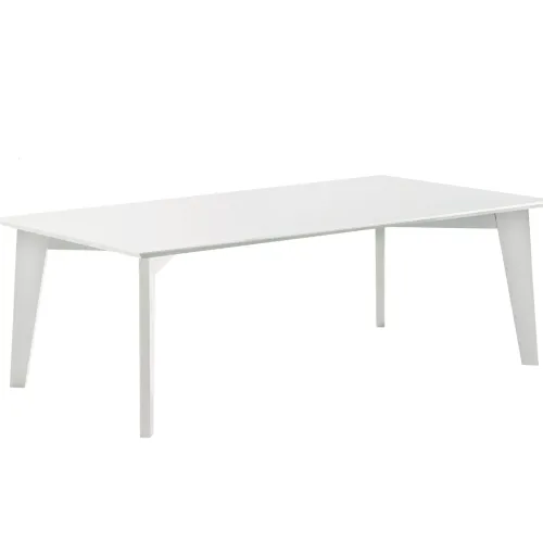 Mesa Ester en Blanco - Mesas de comedor, Uruguay | Arquetipo