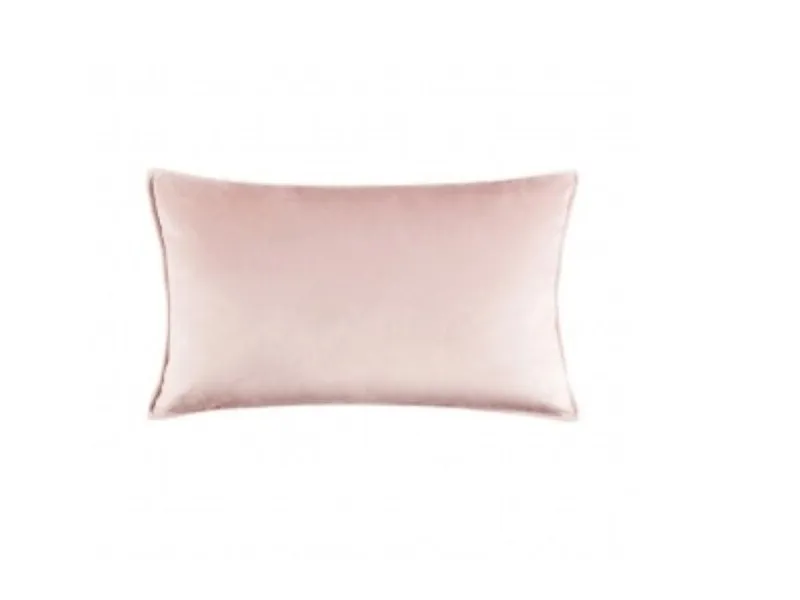Almohadón Velvet Pink con borde en Rosa - Textiles, Uruguay | Finkel