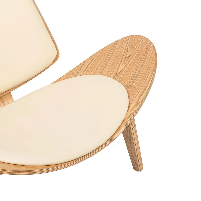 Butaca Natural/beige Madera Shell en Beige - Sillones y sofás, Uruguay | Divino, vista 5