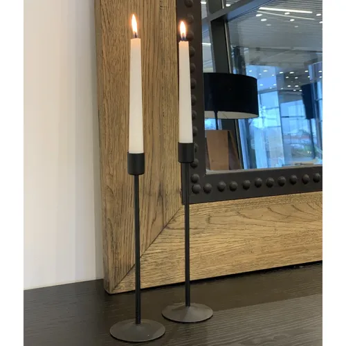 Candelero Borgo Negro 25cm en Negro - Decoración, Uruguay | Satec