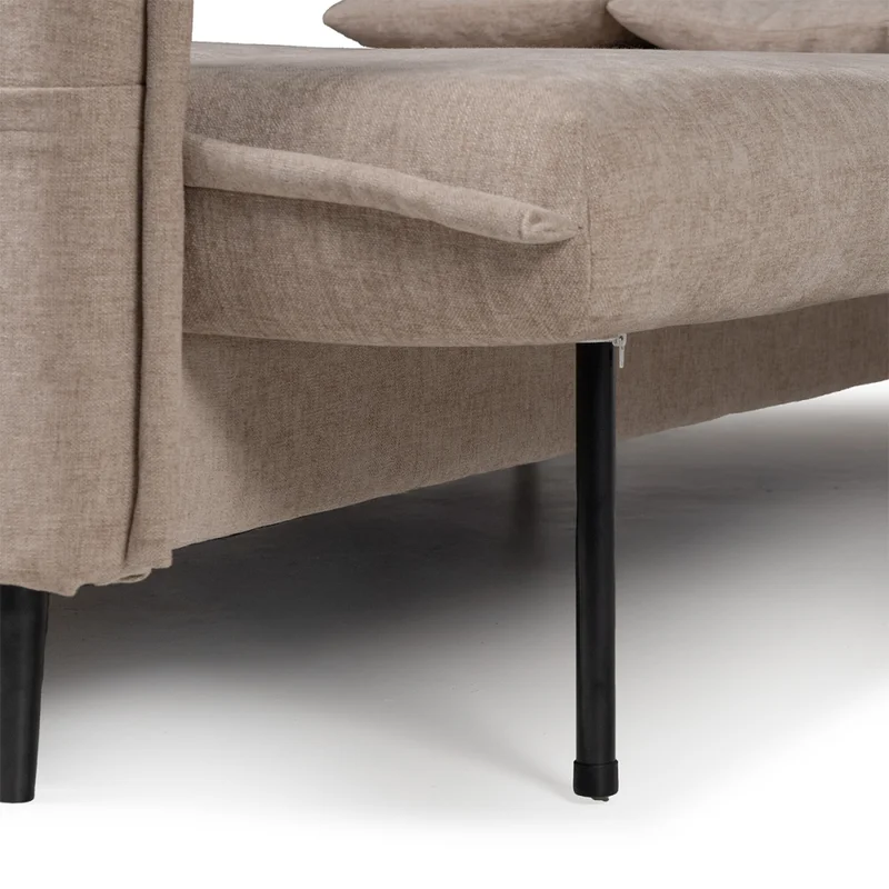 Sofá Cama Calma - Tela Microfibra - 130 (Beige) en Beige - Sillones y sofás, Uruguay | Nyr, vista 8