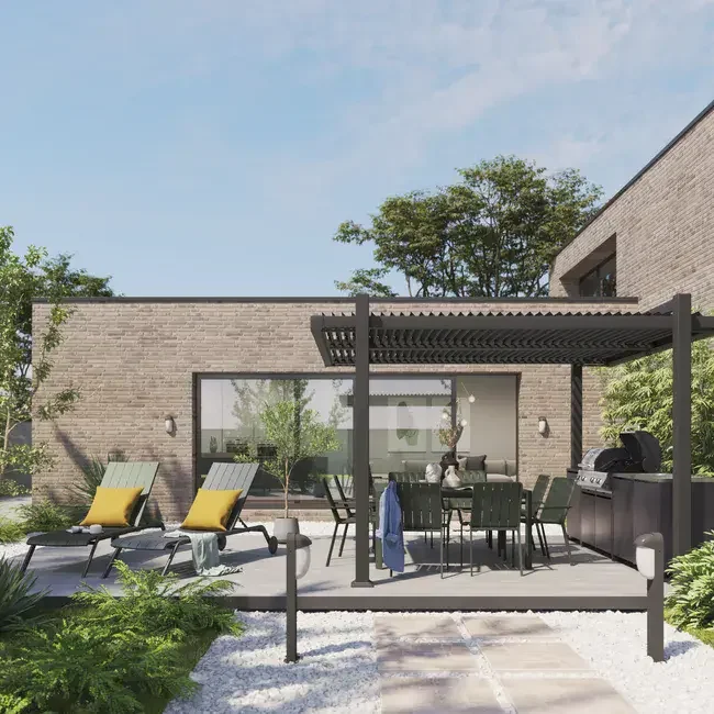 Reposera Idaho verde oscuro en Verde - Muebles para el exterior, Uruguay | Naterial Uruguay, vista 2
