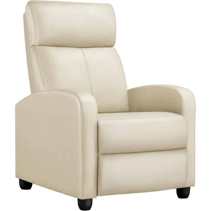 Sillon reclinable 1 cuerpo - Beige en Beige - Sillones y sofás, Uruguay | La Cueva Muebles, vista 3