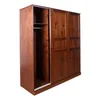 Placard Corredizo 3 Puertas Madera Marron Agata en Marrón - Roperos y placares, Uruguay | Divino, vista 2 de 10