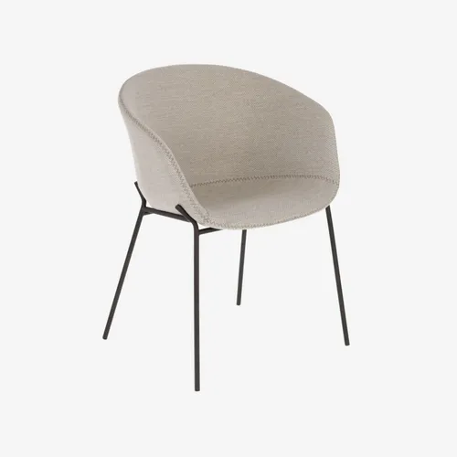 Silla Yvette - gris claro en Gris - Sillas, Uruguay | Kavehome