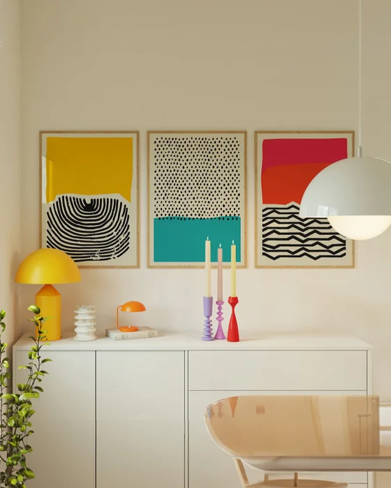 Bauhaus - Colorful N.02 en Multicolor - Láminas, Uruguay | La Cuadrería