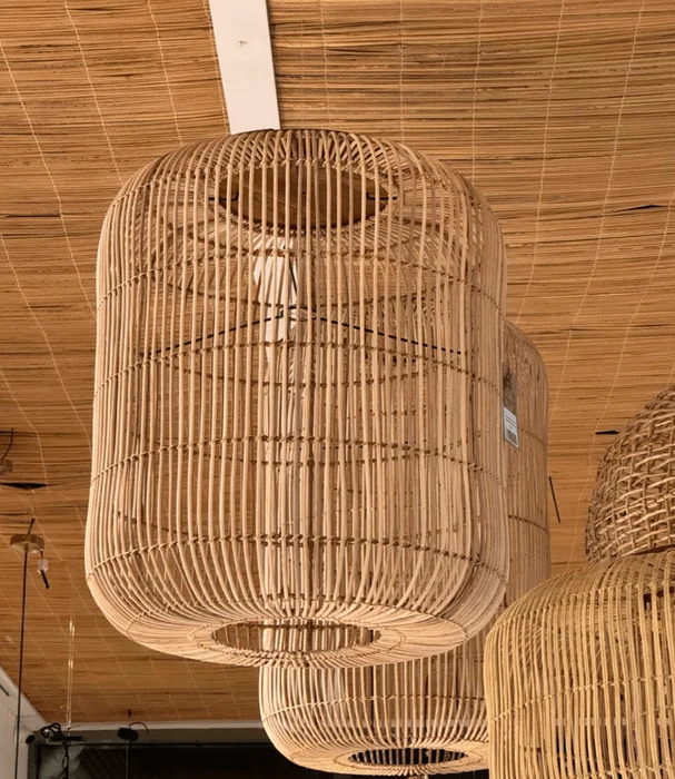 L.COLGAR NEW SUDAN M en Madera natural - Lámparas colgantes, Uruguay | Más Infinito Casa