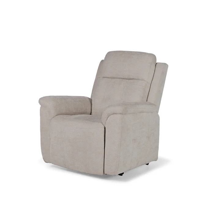 Butaca Lenny (Reclinable eléctrica) - Tela Microfibra - XHR-3 (Beige) en Beige - Butacas, banquetas y puffs, Uruguay | NYR, vista 2