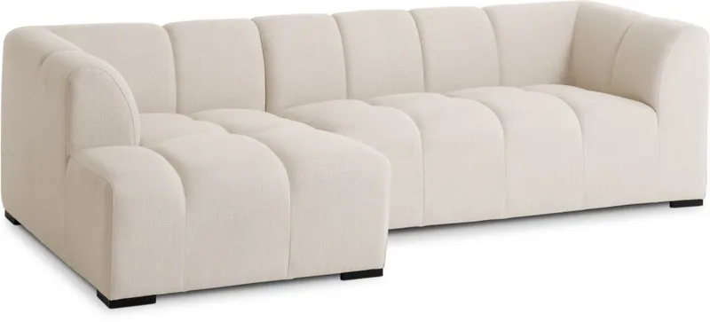 Sofá ALLESE chaise longue izquierda beige en Beige - Sillones y sofás, Uruguay | JYSK