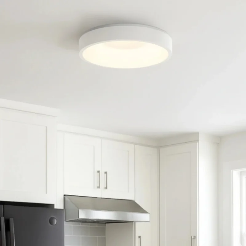 Plafon LED Redondo Philly 50 CM Blanco en Blanco - Lámparas colgantes, Uruguay | Serlux, vista 4