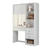 Tocador Escritorio 2 Puertas 3 Cajones Varios Estantes Mdp en Blanco - Sillones y sofás, Uruguay | Soy Hogar, vista 1 de 6