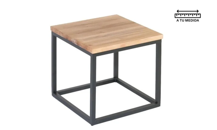 Mesa Lateral IRON 0.40m en Multicolor - Mesas de living, Uruguay | Finkel