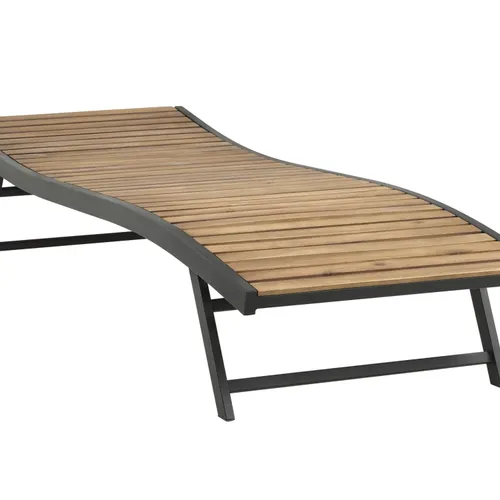 Reposera BAGMARKEN A70xL200 madera dura en Madera natural - Muebles para el exterior, Uruguay | JYSK