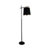 Luminaria de pie pantalla negra y detalles en madera E27 163cm en Negro - Lámparas de pie, Uruguay | Iluminica, vista 3 de 6