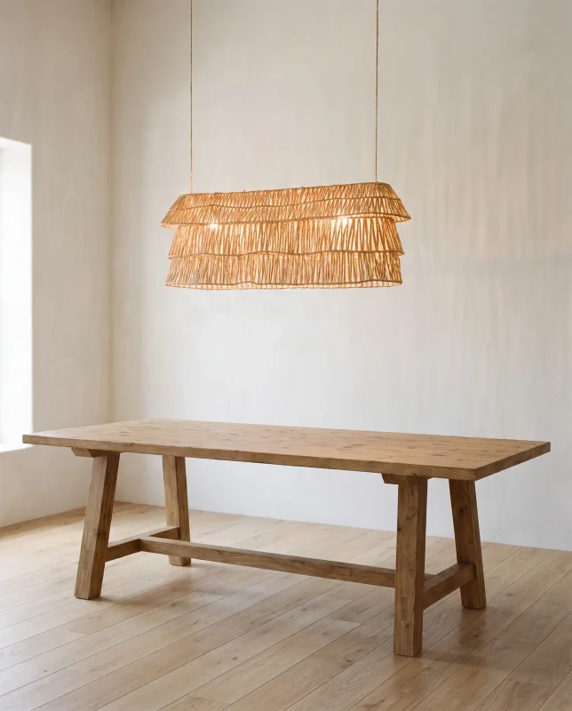 Lámpara de Sisal Phaia | Casakos Uruguay en Madera natural - Lámparas colgantes, Uruguay | Casakos, vista 3