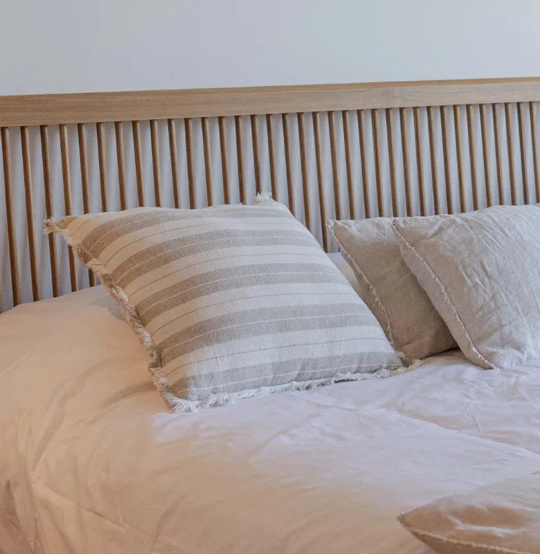 ALMOHADON LINO NATURAL en Beige - Textiles, Uruguay | Masinfinito Casa
