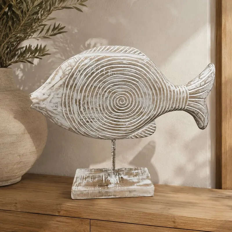 Pez Madera en Madera natural - Decoración, Uruguay | Camino a Casa