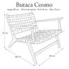 Butaca Cosmo - Butacas, banquetas y puffs, Uruguay | Casakos, vista 7 de 7