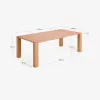 Mesa Deyanira de chapa de roble y patas de madera maciza de roble 220 x 110 cm en Madera natural - Mesas de comedor, Uruguay | Kavehome, vista 8 de 8