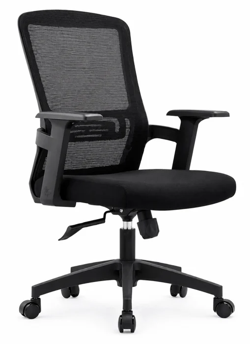 SILLA DE OFICINA RESPALDO MESH NEGRO MC099B en Negro - Escritorios y sillas de escritorio, Uruguay | Alfa Ventas, vista 2