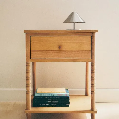 MESITA NOCHE DE MADERA en Madera natural - Mesas de luz, Uruguay | Zara Home