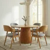 Mesa comedor Miami Redonda 150 cm de Diámetro en Madera natural - Muebles, Uruguay | Indrana, vista 2 de 7