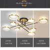 Luminaria techo led 6 aros 60W dorado - Lámparas colgantes, Uruguay | Decotech, vista 4 de 6