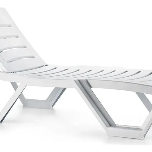 REPOSERA LETTINO PRO GARDEN BLANCA A6062 en Blanco - Muebles para el exterior, Uruguay | Alfa Ventas