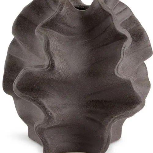 Jarrón VILHELM H18cm oscuro marrón en Marrón oscuro - Jarrones, Uruguay | JYSK