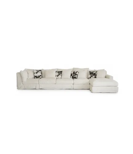 MODULO DOBLE SOFA BISCARROSSE BLANCO en Blanco - Sillones y sofás, Uruguay | Masinfinito Casa