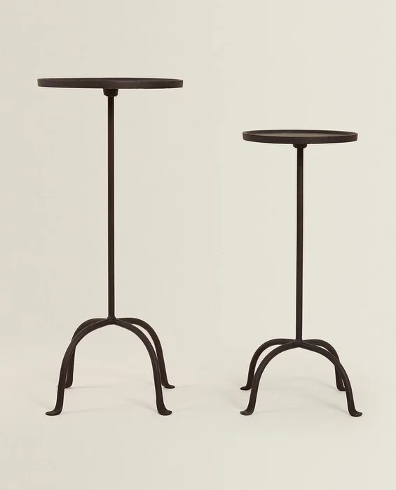 MESA AUXILIAR METAL ENVEJECIDO - Mesas de living, Uruguay | Zara Home, vista 2