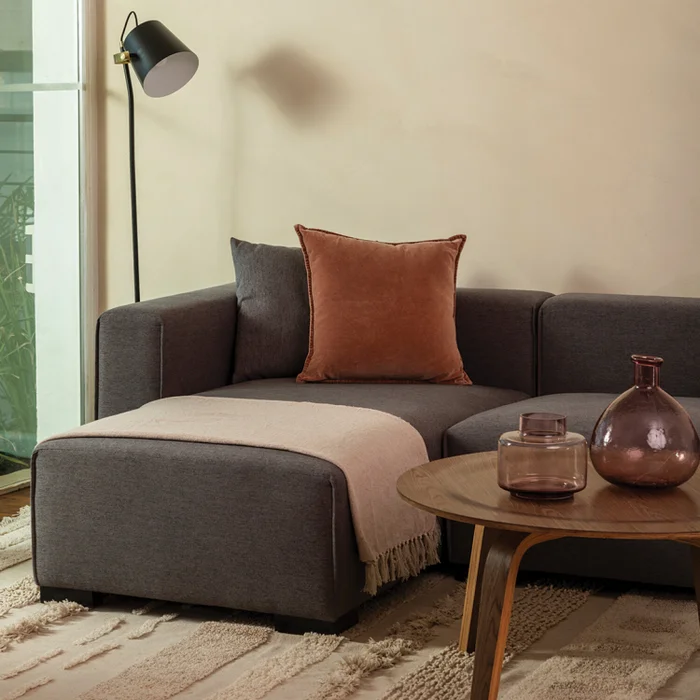 Sofá Nashville - Gris - Chaise derecho en Gris - Sillones y sofás, Uruguay | Walnut, vista 2