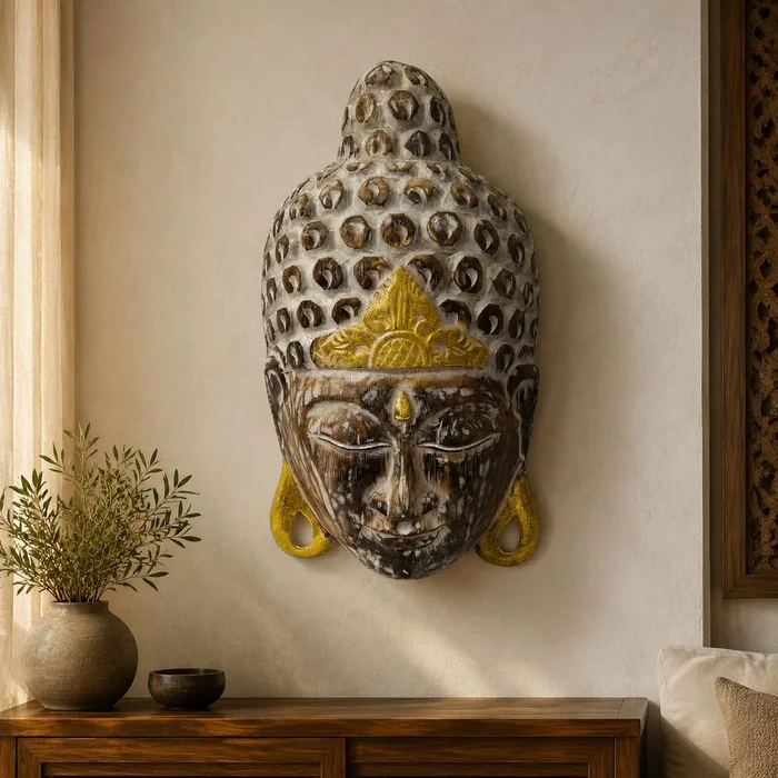 Mascara Buda en Multicolor - Decoración, Uruguay | Camino a Casa