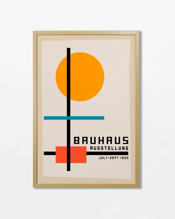 Bauhaus - Orange N.03 en Multicolor - Láminas, Uruguay | La Cuadrería