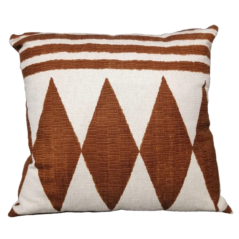 Almohadón Rombo en Blanco - Textiles, Uruguay | Tutto Deco