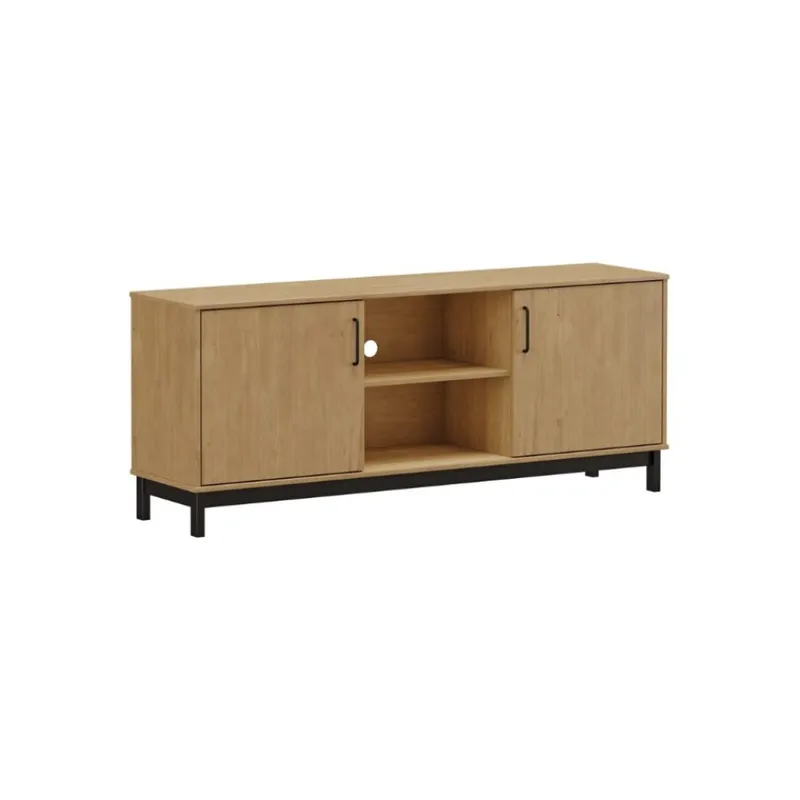 Rack Madrid 2 Puertas en Beige - Muebles para TV, Uruguay | Rústico Hogar