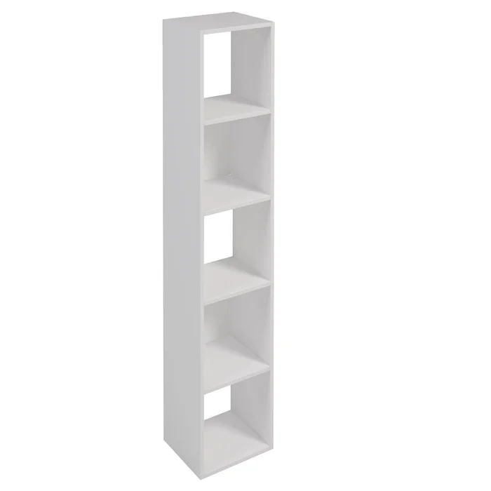 Estanteria 5 Nichos Morris en Blanco - Bibliotecas, Uruguay | Unsi