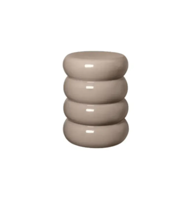 BANCO CERAMICA BL TORU D34XH44 en Beige - Butacas, banquetas y puffs, Uruguay | Masinfinito Casa