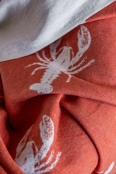 MANTA AUSTRIACA - LANGOSTAS - Textiles, Uruguay | La Iberica, vista 3
