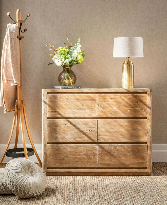 COMODA LUNA - OLMO MACIZO en Madera natural - Cómodas, Uruguay | La Iberica, vista 5