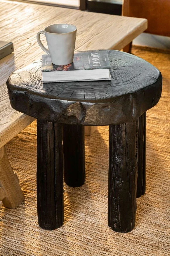 MESA AUXILIAR IRREGULAR NEGRA - 40 CMS en Negro - Mesas de living, Uruguay | La Iberica, vista 2
