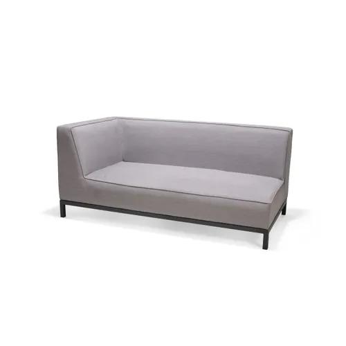 Modulo Sofá - 2 Cuerpos - Ruby en Gris - Muebles para el exterior, Uruguay | Rústico Hogar