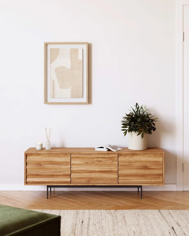 Cuadro Nannete formas geométrica beige 50 x 70 cm en Beige - Decoración de pared, Uruguay | Kavehome, vista 3