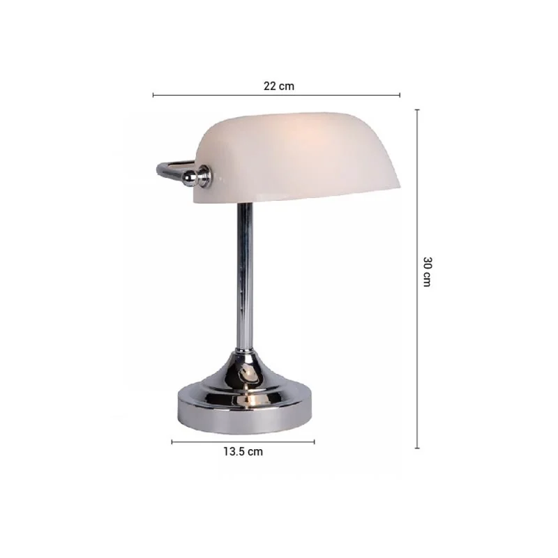 Lámpara de Mesa Lewis Blanco en Blanco - Lámparas de mesa, Uruguay | Serlux, vista 5