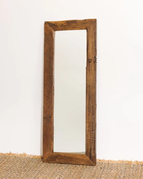 ESPEJO ESCORPIO 120x45 en Madera natural - Espejos, Uruguay | Fundamento Muebles